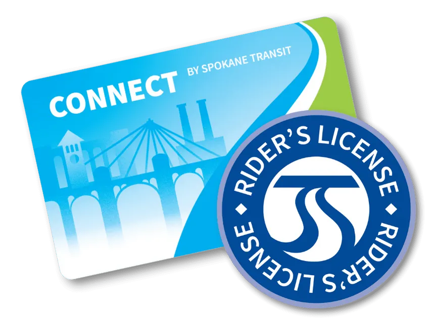 STA riders license with the STA logo layered on top.