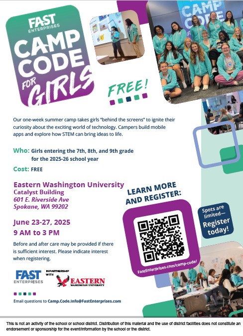Camp Code for Girls - EngageIRL